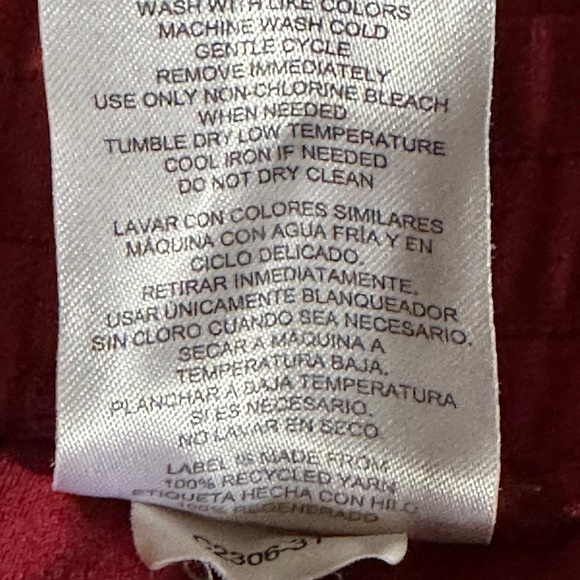 Mondetta Deep Red Cargo Pants with Elastic Waistband - Picture 11 of 12